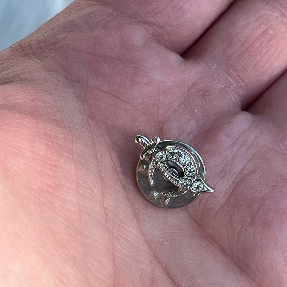 Vintage Sterling Shriners Masonic Lapel Pin